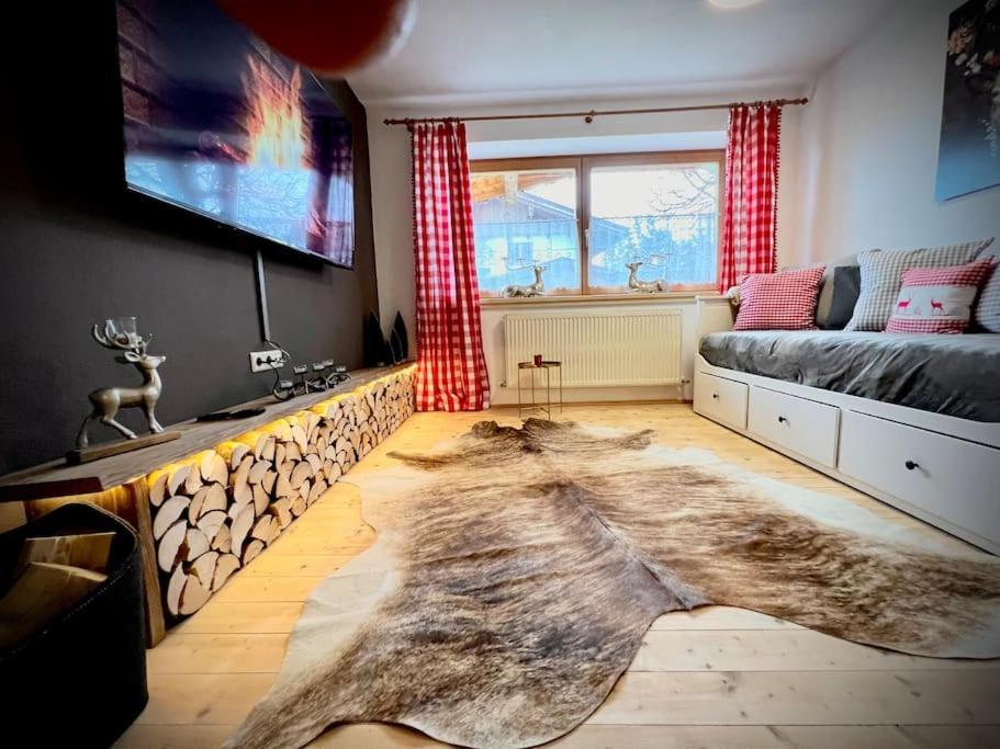 Ferienwohnung Steinbock Terrasse, Gartensauna, Garten, Grillplatz Штумм Экстерьер фото
